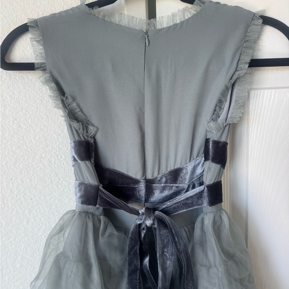 Joyfolie Geneva Petticoat Dress in Dusty Blue - Picture 6 of 6